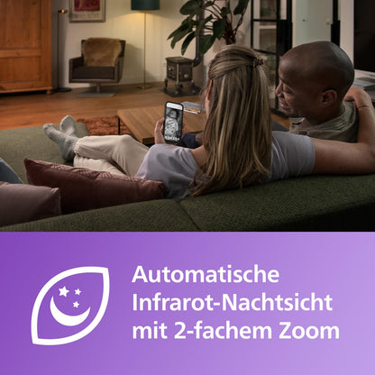 Philips Avent Connected Babykamera SCD643/26 mit App und Nachtsicht