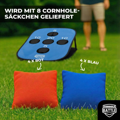 Original Cup Cornhole Battle Wurfspiel-Set, faltbar, 90×60 cm