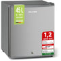 Stillstern Mini Kühlschrank 45 L mit Frostfach und Schloss als kompakter Getränkekühlschrank für Küche und Büro