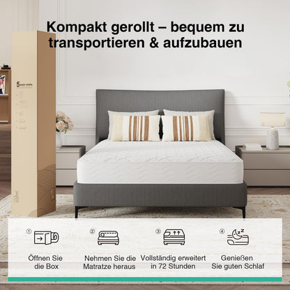 Novilla 7-Zonen Taschenfederkernmatratze 140x200 cm H3 Höhe 20 cm