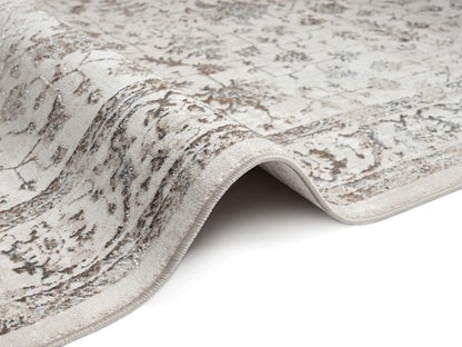 the carpet Mila Kurzflor Teppich mit 3D-Effekt, Creme, 200 x 290 cm