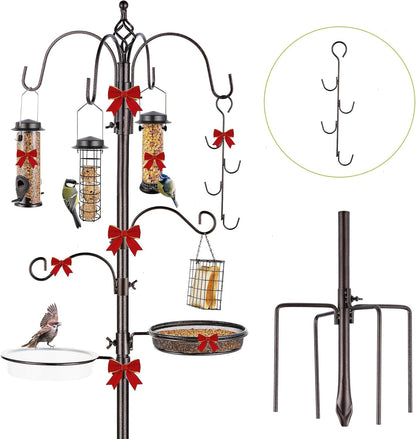 MIXXIDEA Vogelfutterstation Deluxe aus Metall höhenverstellbar 238 cm