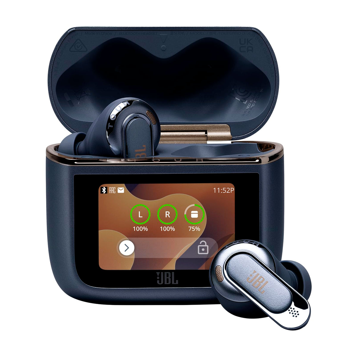 JBL Tour Pro 3 True Wireless Kopfhörer mit Noise Cancelling, Blau