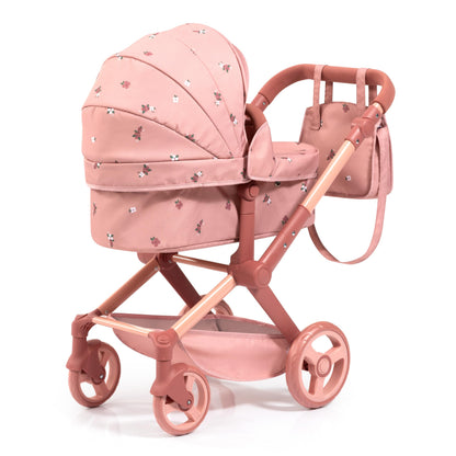 Bayer Design Puppenwagen Xeo Kombiwagen mit Tasche, rosa