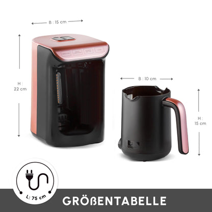 KARACA Hatır Roast Türkische Kaffeemaschine Roségold 5 Tassen