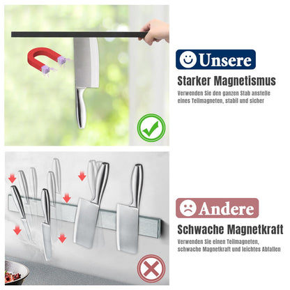 Dmore Magnetleiste Messer 59 cm, magnetischer Messerhalter schwarz