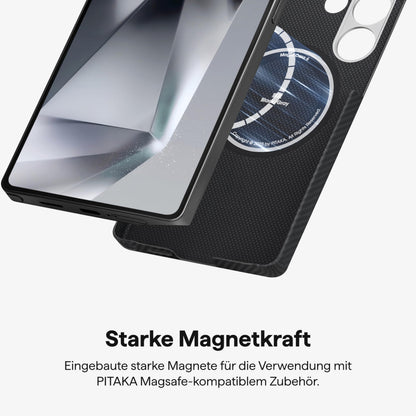 pitaka Samsung Galaxy S25 Ultra Aramid Hülle - Schwarz/Grau
