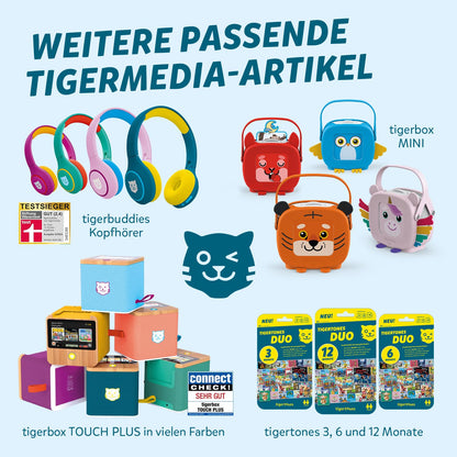 tigermedia tigertones Duo Prepaid 6 Monate Audio-Streaming für Kinder