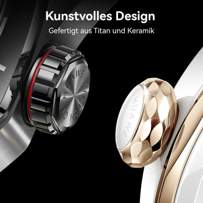 HUAWEI Watch GT 5 Pro Smartwatch 46 mm Schwarz mit EKG und GPS
