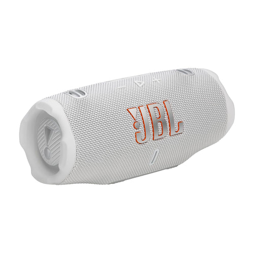 JBL Charge 6 Bluetooth-Lautsprecher, IP68, 28 Std. Akku, Weiss