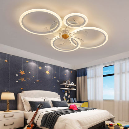 Ventilux Deckenventilator LED dimmbar weiss mit Fernbedienung