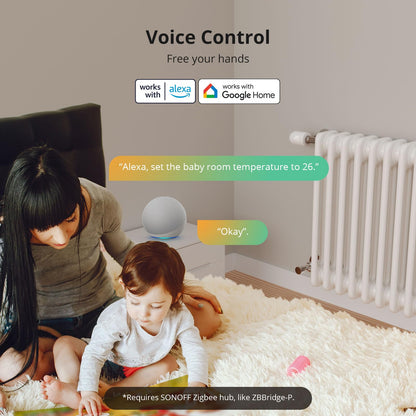 SONOFF TRVZB Smart Heizkörperthermostat Zigbee 2er-Set mit App