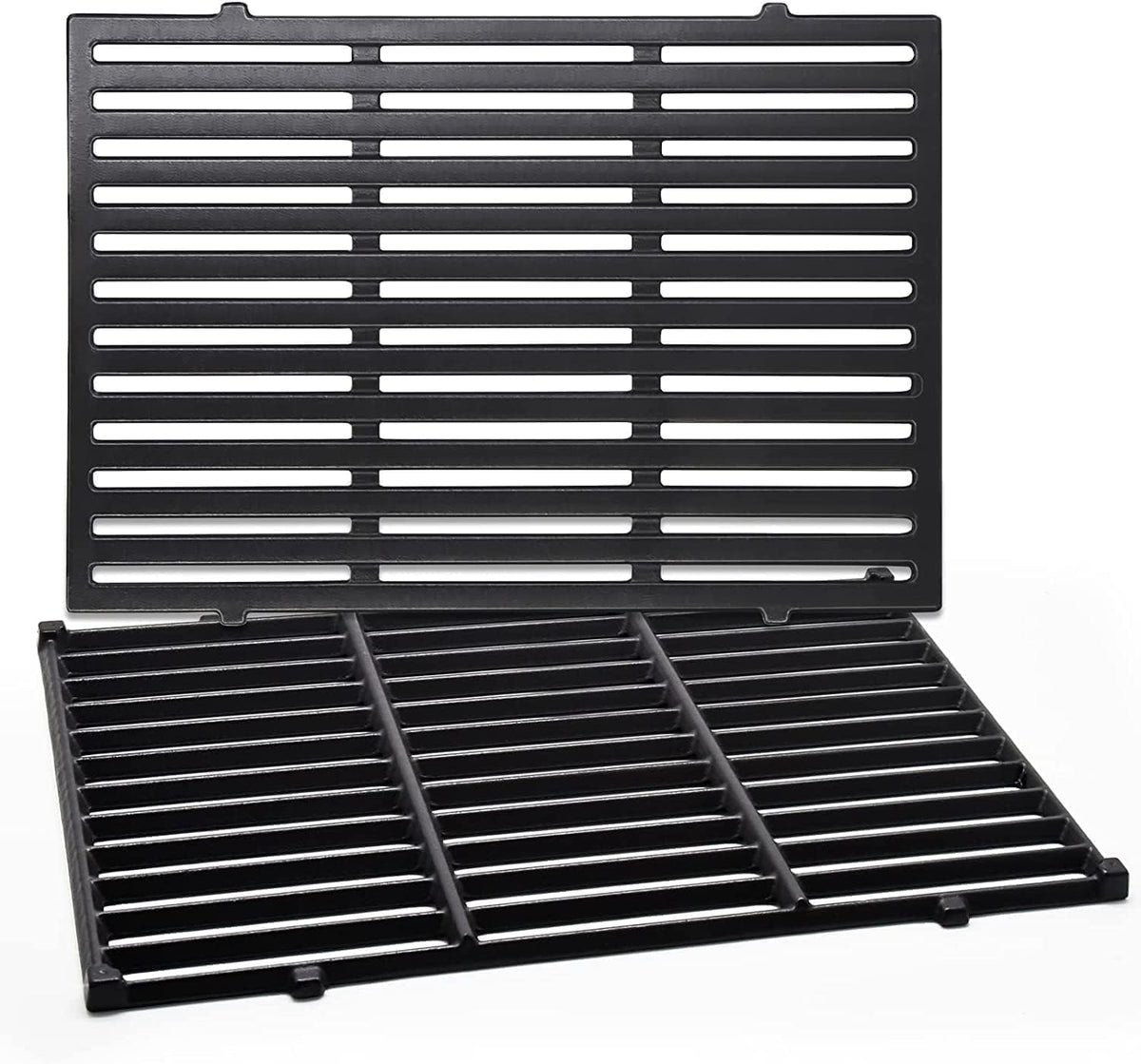 MGiessca 7638 Grillrost aus Gusseisen für Weber Spirit 300, 2 Stück, je 44,5 x 30 cm