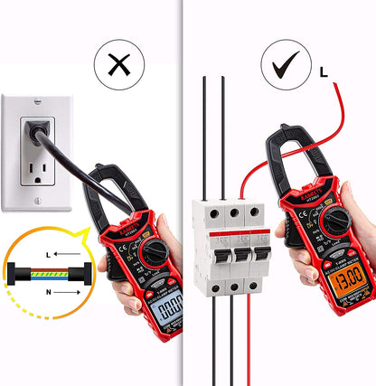 KAIWEETS HT206D Zangenmultimeter True-RMS AC/DC Strommessgerät
