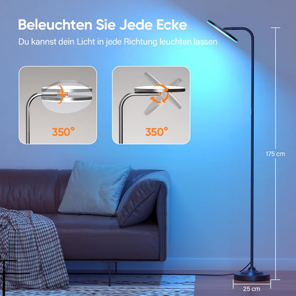 SIBRILLE LED Stehlampe RGB Dimmbar mit Fernbedienung