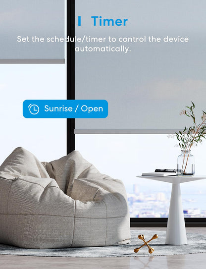 Meross Matter Smart Rolladenschalter MRS105, WLAN Jalousieschalter