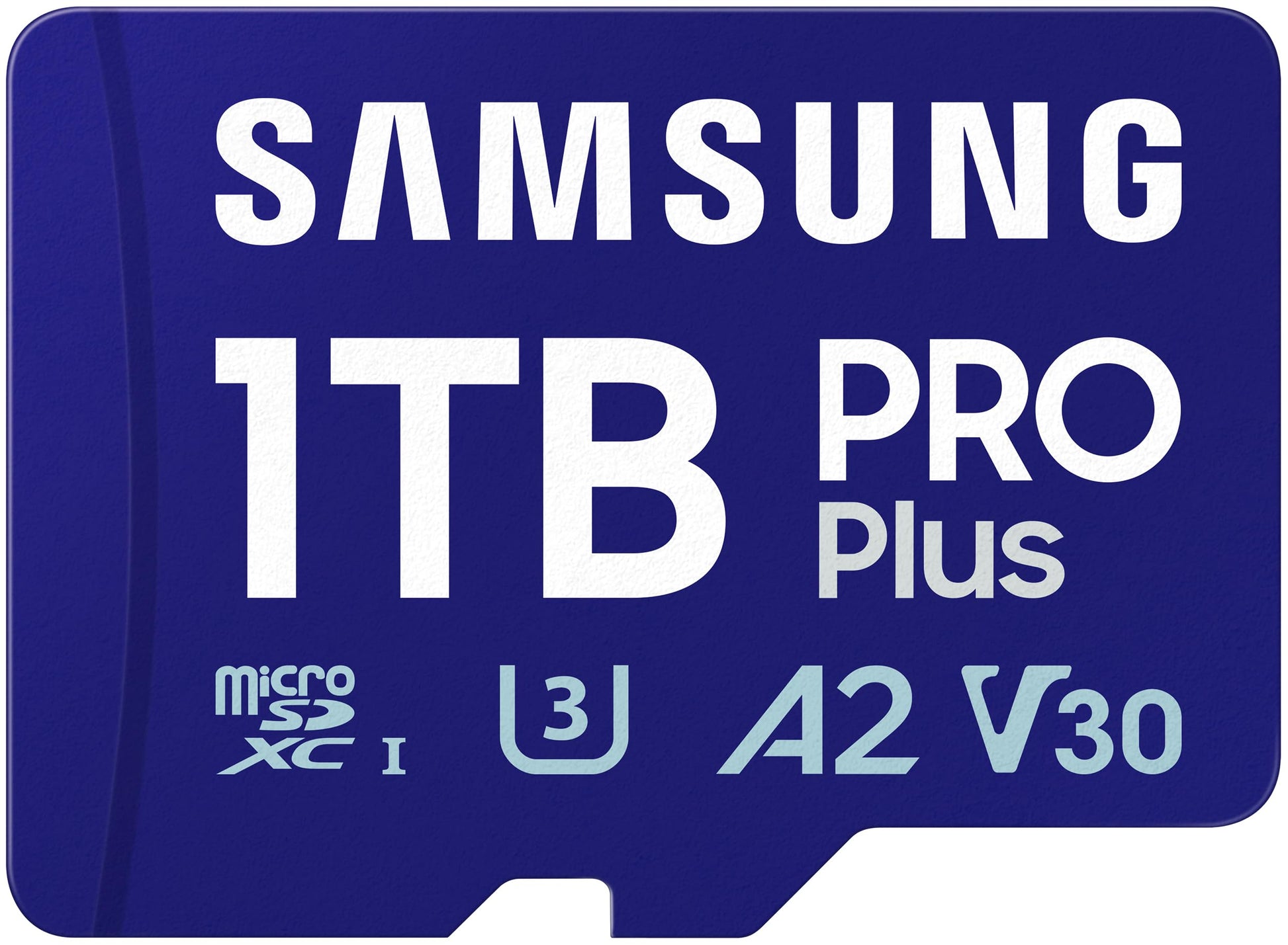 Samsung PRO Plus (2023) microSD-Karte 1 TB mit SD-Adapter. Schwarz-weiße microSDXC, speichert Daten in Mobilgeräten u. Kameras.