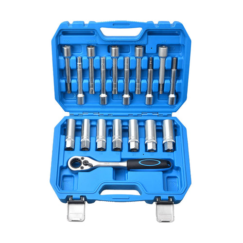 Zoomtools Stossdämpfer-Werkzeugsatz 18-teilig 1/2 Zoll für Federbein