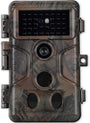 Wildkamera A323 64MP 1296P. Rechteckige, olivgrüne Kamera zur Wildbeobachtung mit Nachtsicht und IP66 Wetterschutz.