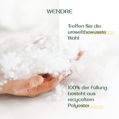 WENDRE Winter Bettdecke 135x200 cm – 300 GSM Mikrofaser