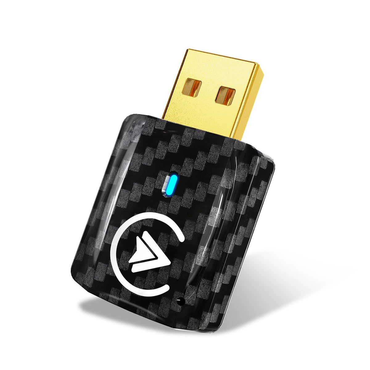 MSXTTLY U2AC-01 Wireless CarPlay & Android Auto Adapter, schwarz, kompakter USB-Stick