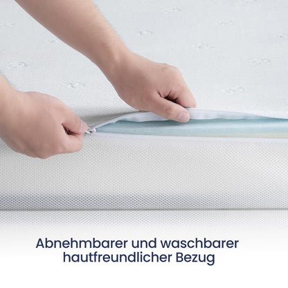 BedStory Babymatratze 70x140 cm, 2 Härtegrade, waschbarer Bezug