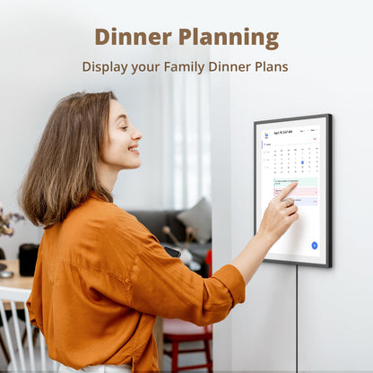 Dragon Touch 15.6 Zoll Elektronischer Wandkalender – Schwarz