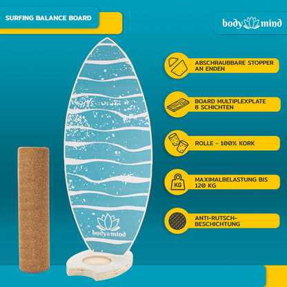 Light Waves Surf Balance Board für Training & Physiotherapie