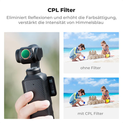 K&F CONCEPT FSD01 Magnetfilter-Set für DJI Osmo Pocket 3/4, 4-teilig