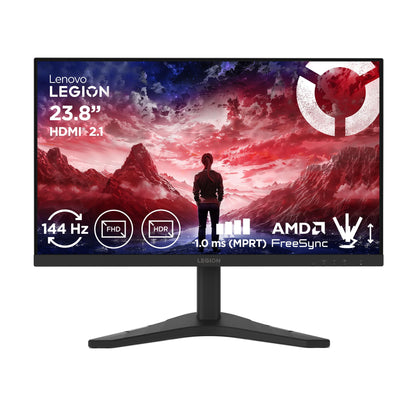 Lenovo Legion R24s Gaming-Monitor 24 Zoll Full HD 144 Hz IPS, schwarz, mit Standfuss