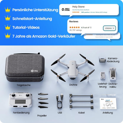 Holy Stone HS360E GPS Drohne mit 4K EIS Kamera, unter 249 g, C0