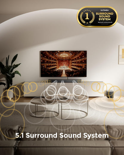 ULTIMEA Poseidon M60 Boom 5.1ch Soundbar – Dolby Atmos 2025