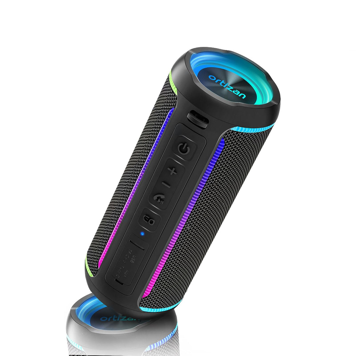 Ortizan X30 Bluetooth Lautsprecher mit LED-Licht, 40 W, IPX7