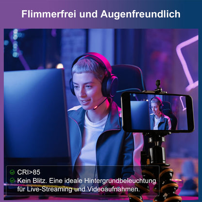 DUSKTEC LED Einbaustrahler RGB CCT Smart Dimmbar 230V 4er Set