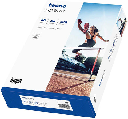 inapa tecno Speed Druckerpapier A4, 80 g/m², weiss, 5000 Blatt