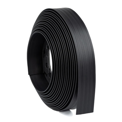 UNIGARDIA Flexible Rasenkante, Kunststoff, 20 m, schwarz, 60 Erdanker