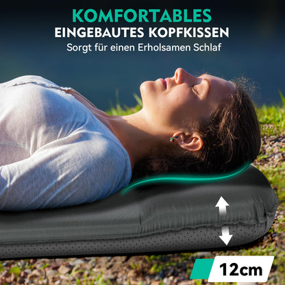HIKENTURE Isomatte Selbstaufblasend Camping Matratze 8CM A1