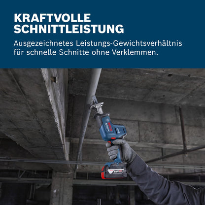Bosch Professional Akku-Säbelsäge GSA 18V-24 inkl. L-BOXX