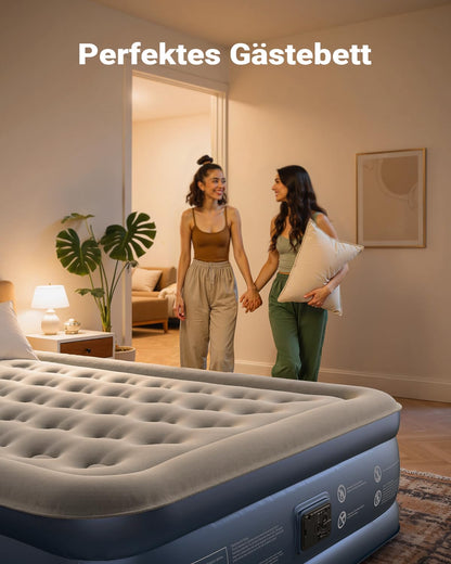 iDOO Luftmatratze Selbstaufblasend 2 Personen - 152x203x46cm