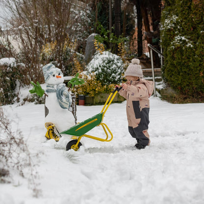 Rolly Toys John Deere Kinderschubkarre mit Metallschüssel, grün