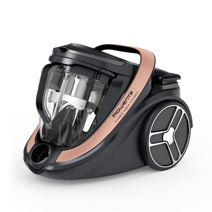 Rowenta RO7954 Silence Force Beutellos – Schwarz/Roségold