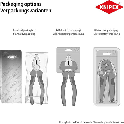 KNIPEX Aderendhülsen-Crimpzange selbsteinstellend 180mm - 97 53 14