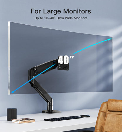 HUANUO Dual Monitor Halterung – Gasdruckfeder 13-40 Zoll