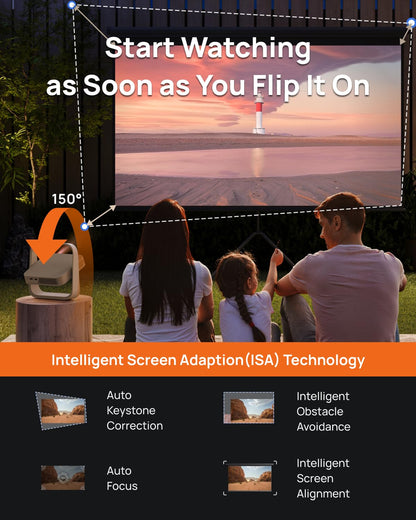 XGIMI Elfin Flip Tragbarer Full HD DLP Projektor - Netflix