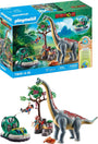 PLAYMOBIL Brachiosaurus-Begegnung mit Luftkissenboot Spielset 71819. Brachiosaurus-Figur und Luftkissenboot zum Nachspielen von Abenteuern.