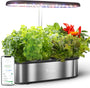LETPOT LPH-SE WiFi Hydroponik System - 12 Hülsen Indoor Garten. Weißes, rechteckiges Gerät mit 12 Pflanzöffnungen. Zur automatischen, erdlosen Pflanzenzucht im Innenbereich.