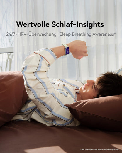 HUAWEI Band 11 Smartwatch, Fitness Tracker mit AMOLED-Display, Schwarz