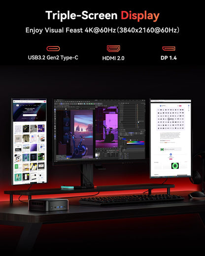 NiPoGi E3B Mini PC Ryzen 5 7430U 32GB/512GB