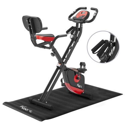KM Fit 2in1 Hometrainer klappbar mit LCD-Display. Klappbares Gerät mit Pedalen, Sitz, LCD-Display. Für vielseitiges Cardio-Training.
