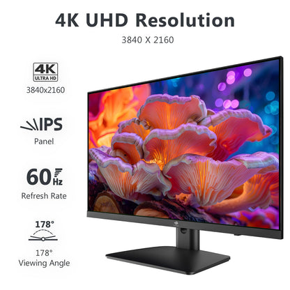 Z-Edge 27 Zoll 4K UHD IPS LED Monitor (3840x2160) - Schwarz